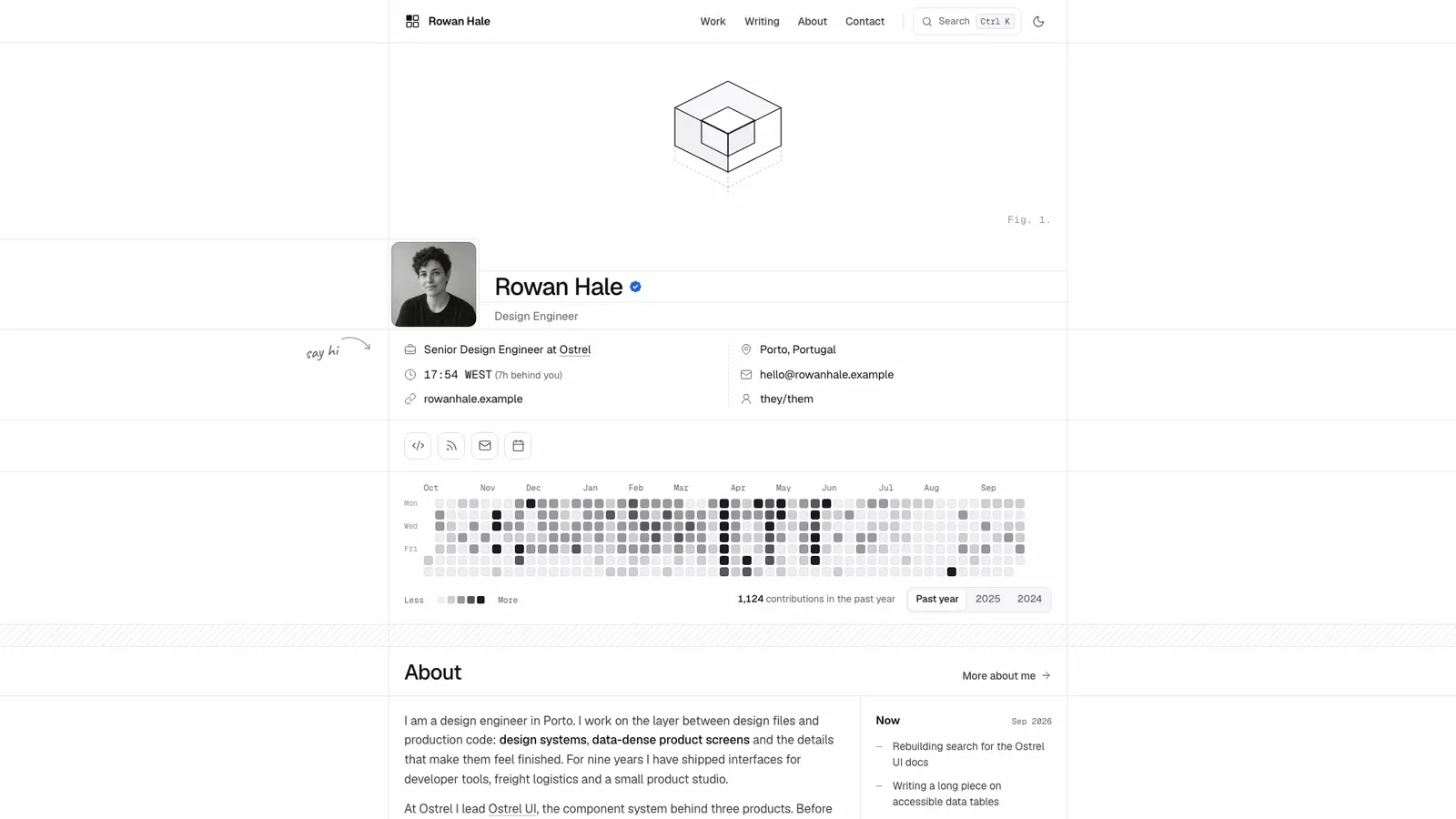 Hairline Grid Portfolio result preview