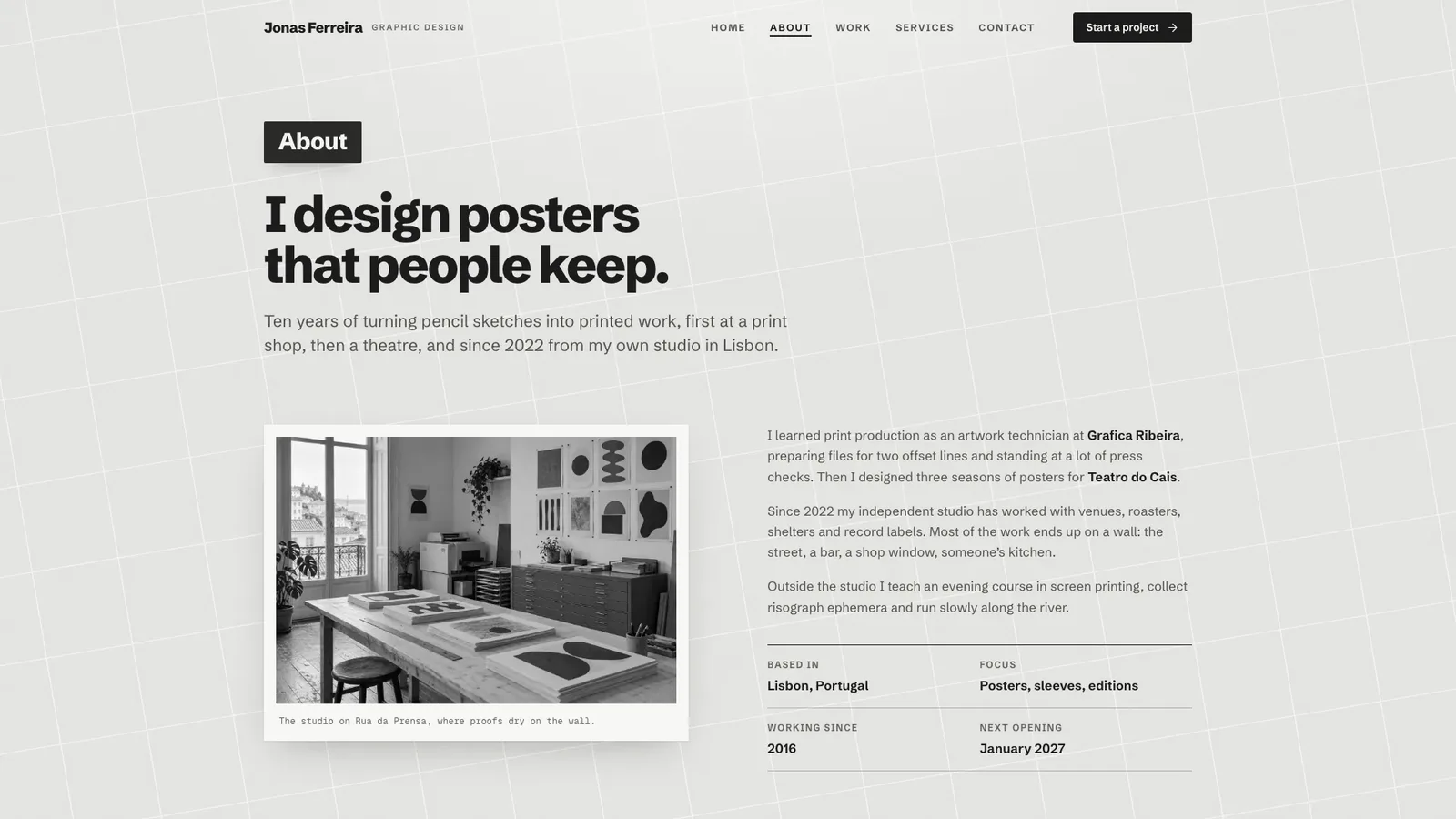 Mono Designer Portfolio result preview 3