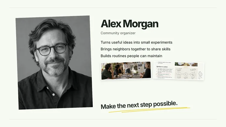 CreatorMotion · Portrait with Editorial Notes result preview