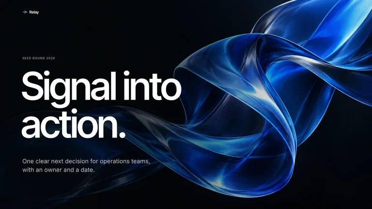 Cobalt Ribbon Pitch Deck result preview