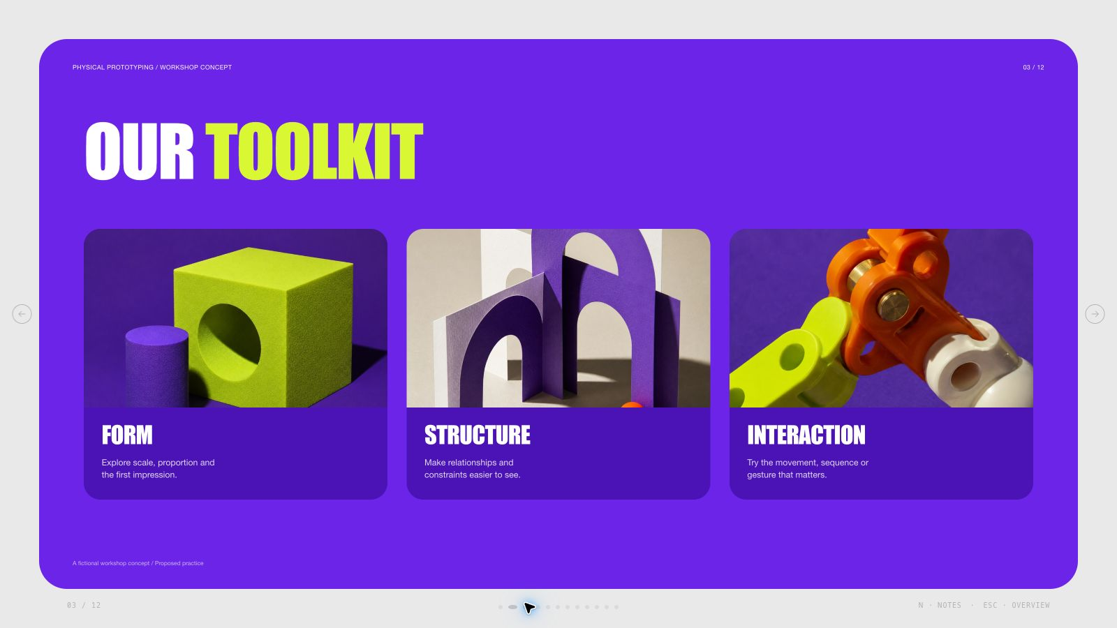 The principles page