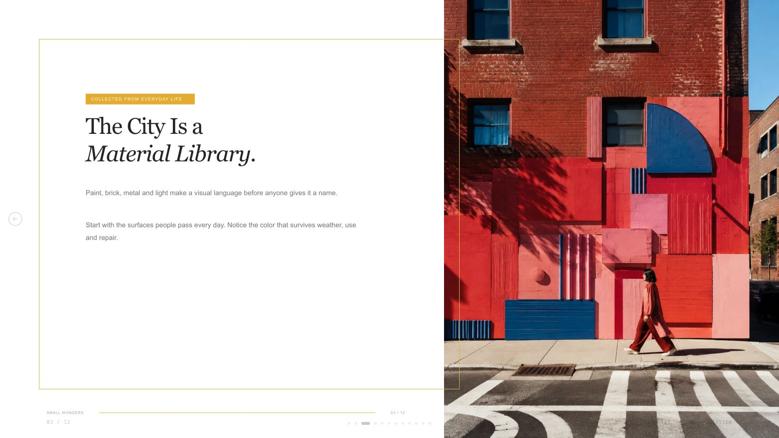 The principles page