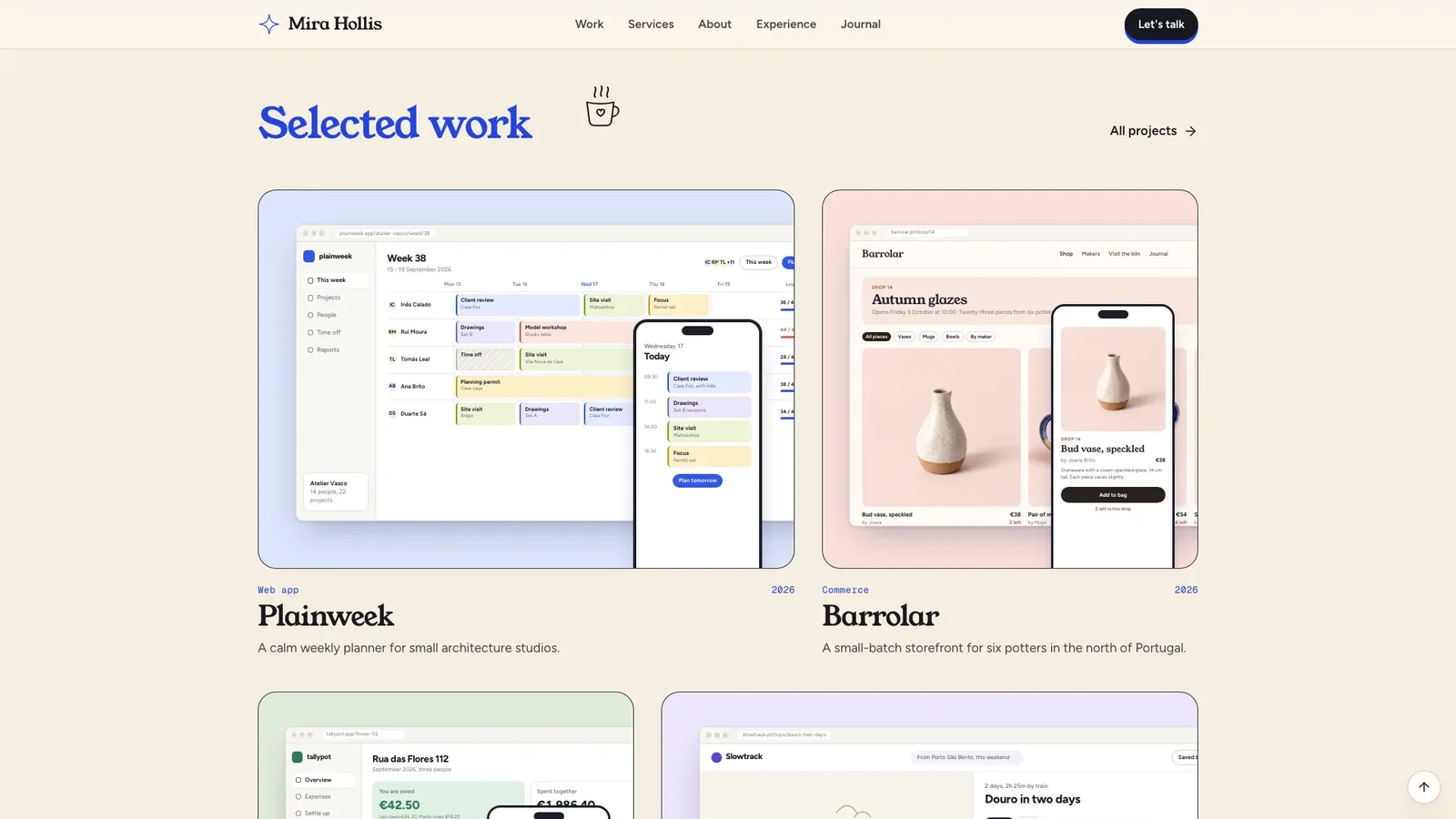 Doodle Developer Portfolio result preview 2