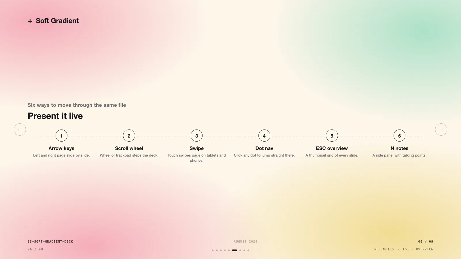 Soft Gradient Deck result preview 7