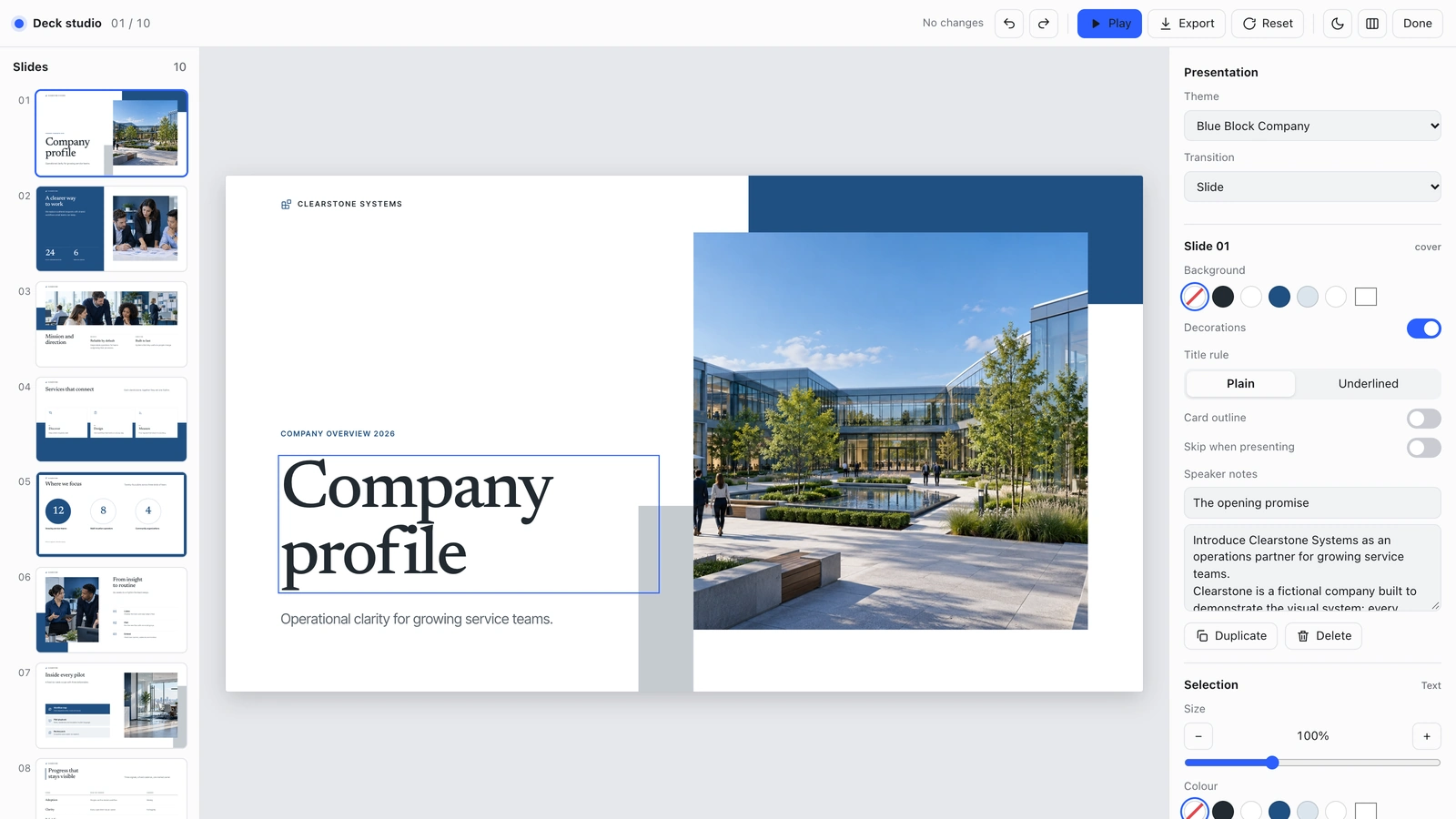 Editing the title in the browser