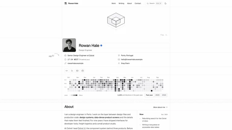Hairline Grid Portfolio result preview