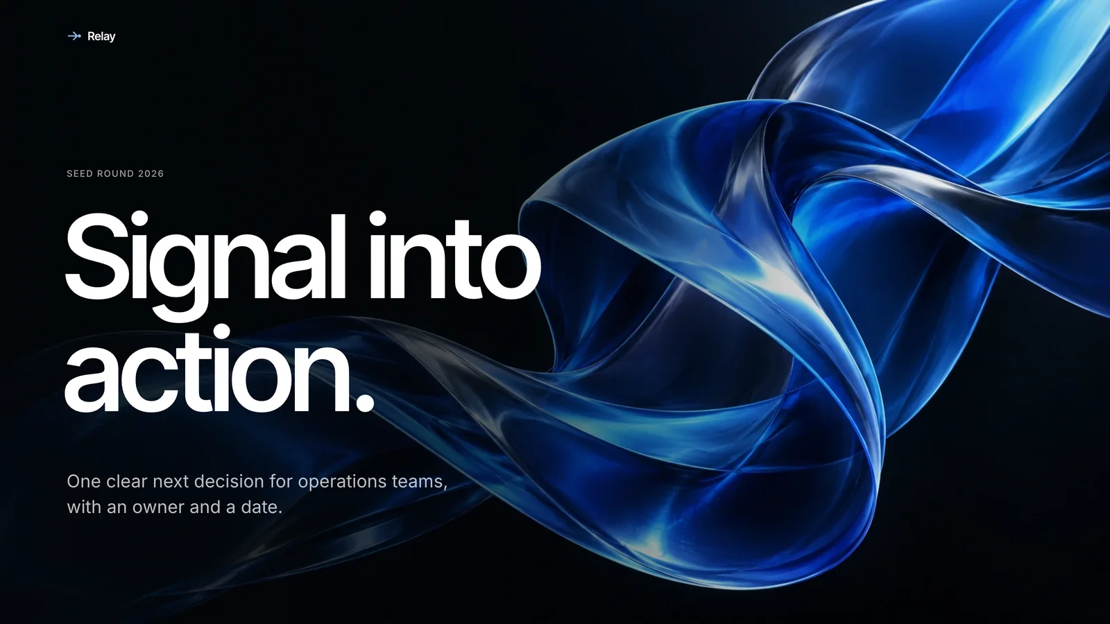 Cobalt Ribbon Pitch Deck result preview