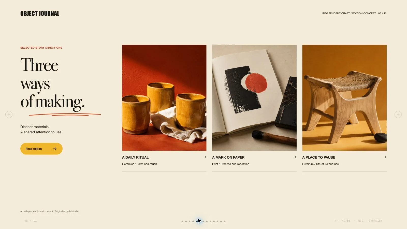 Ochre Editorial Deck result preview 6